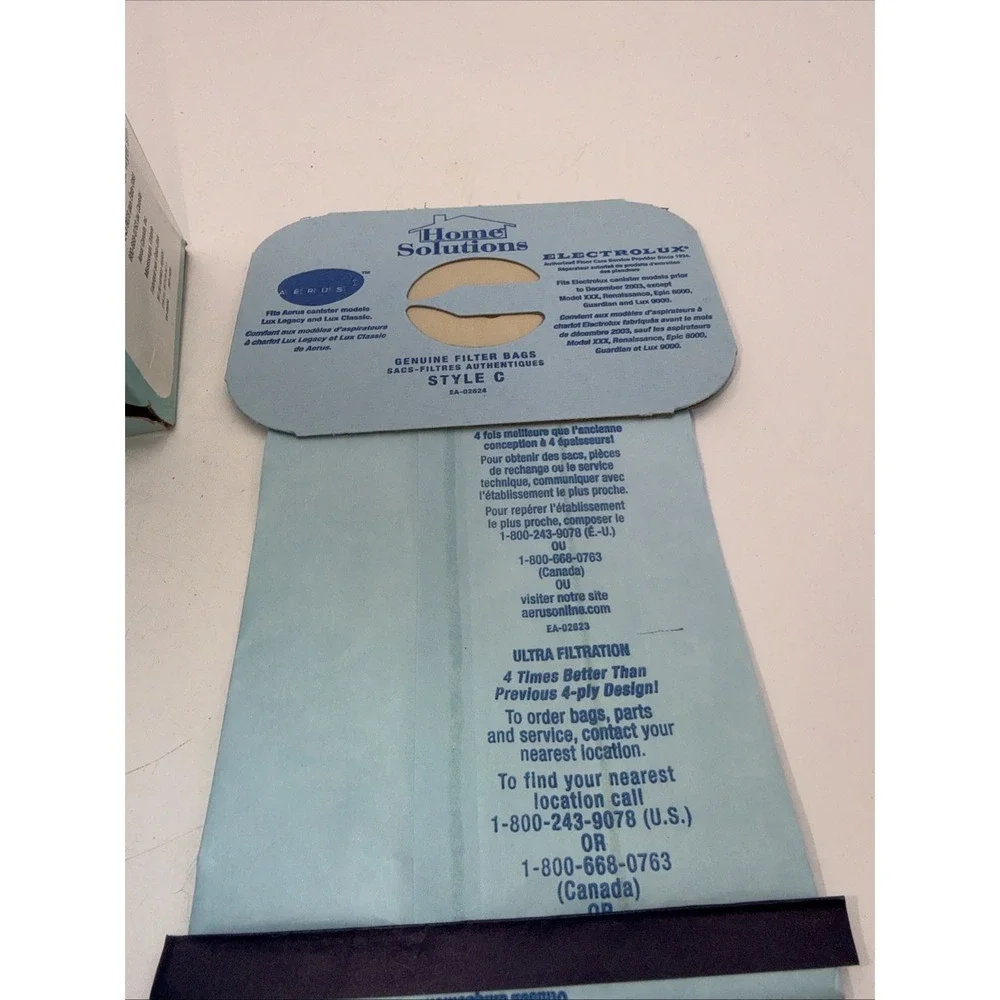 Electrolux Aerus Style C Genuine Filter Vacuum Bags - NEW 14 pk